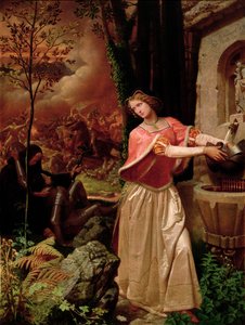 The Death of Marmion by William Cave Thomas